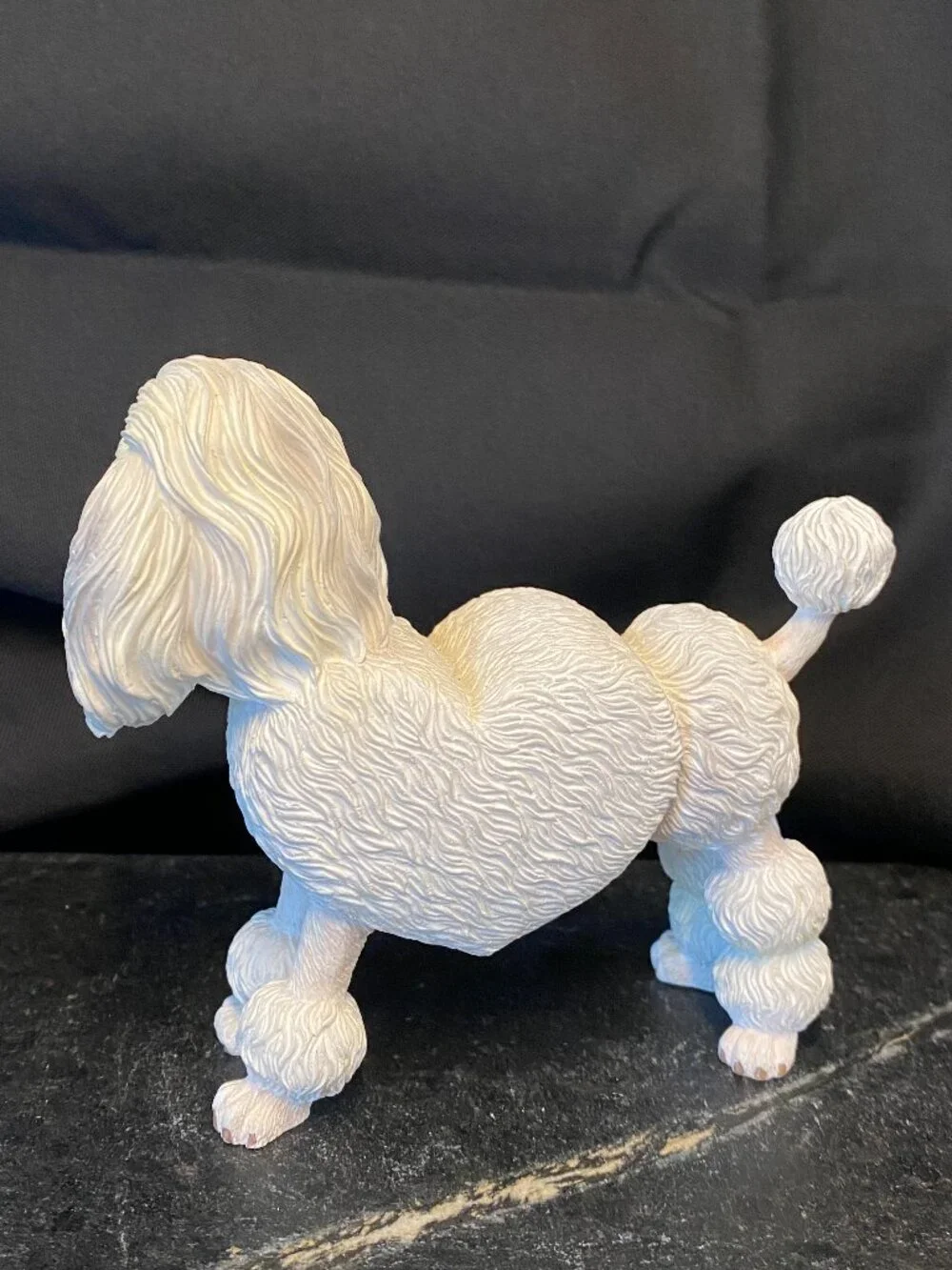 VTG Westland Giftware Poochware White Poodle Figurine 11578 Rare